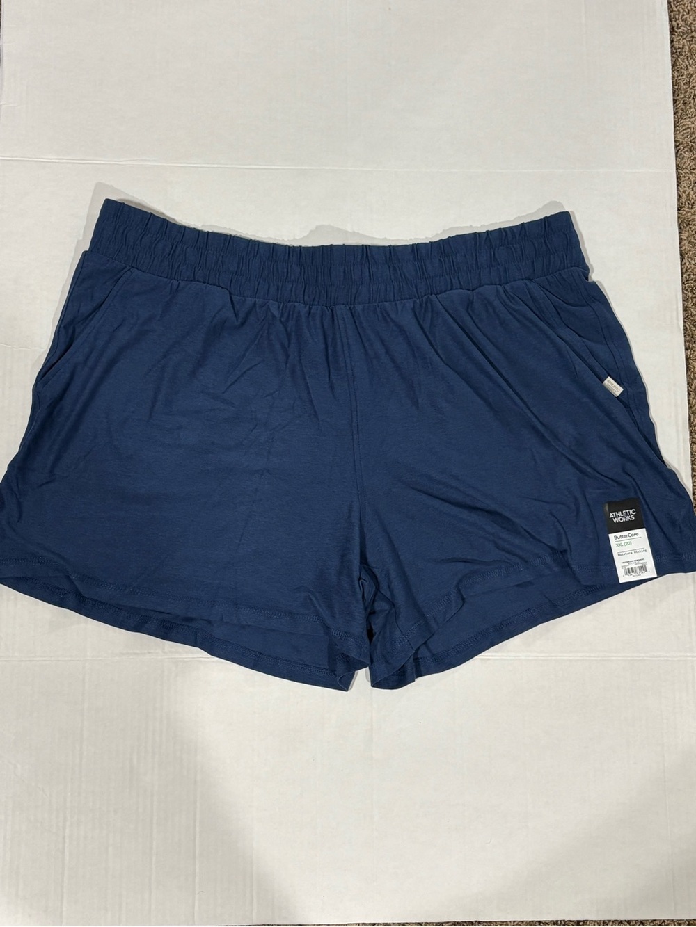 Athletic Works Navy Women's Active Lounge Shorts
